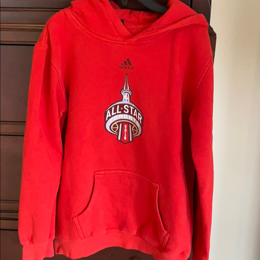 Boys Red All Star Basketball Tournament Sweatshirt